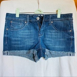 Hydraulic, Lola curvy, size 11/12, dark denim shorts